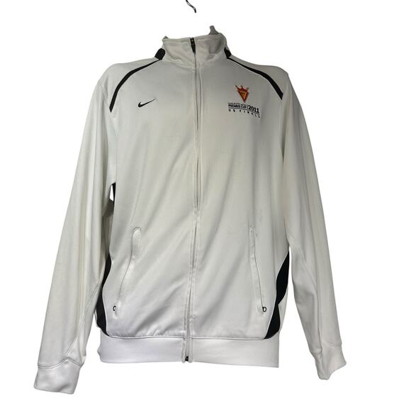 Nike Dri-FIT Manchester United Premier Cup 2011 US Finals Track Jacket Mens M - Picture 1 of 8